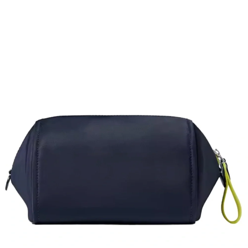NEW Kate Spade Chelsea Colorblock Medium Cosmetics Makeup Case Bag Navy Blue